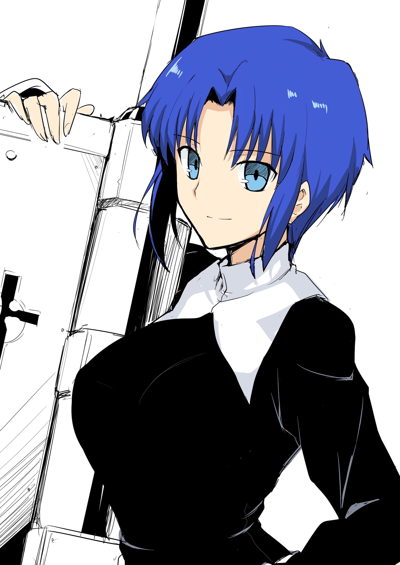 Such a different senpai - Anime art, Type-Moon, Tsukihime, Ciel, Longpost