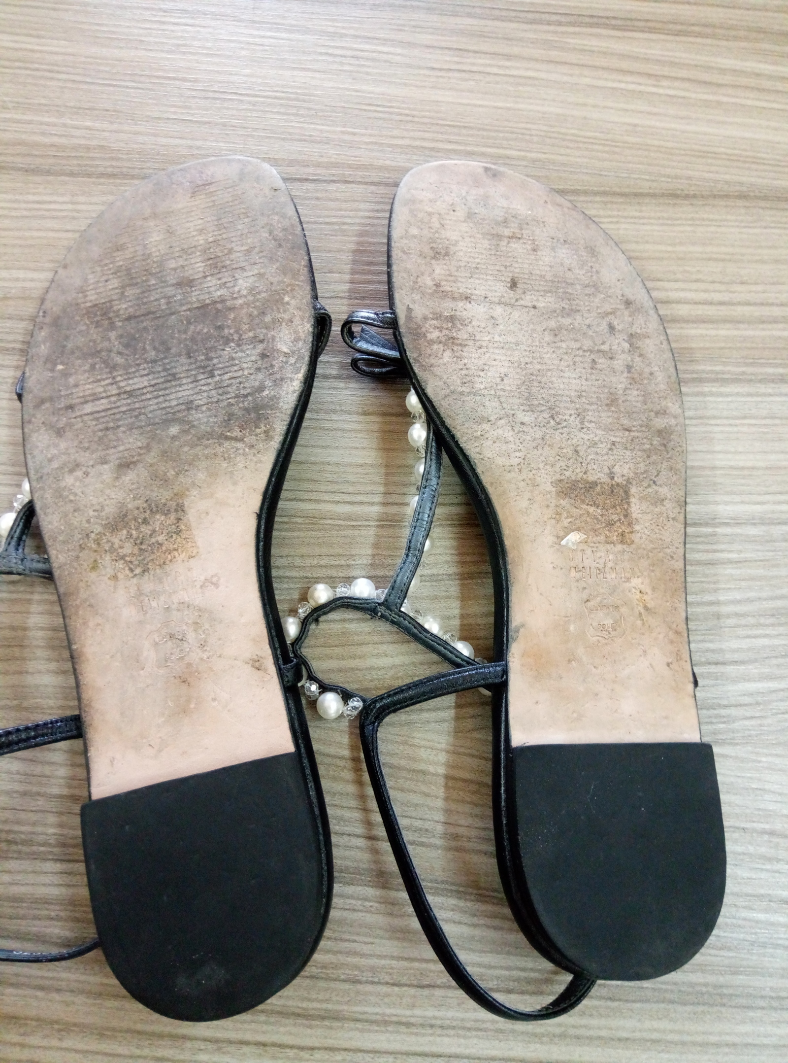 Restoration of summer sandals (flip flops) - My, Repair, , Liquid Skin, Shoe repair, Longpost