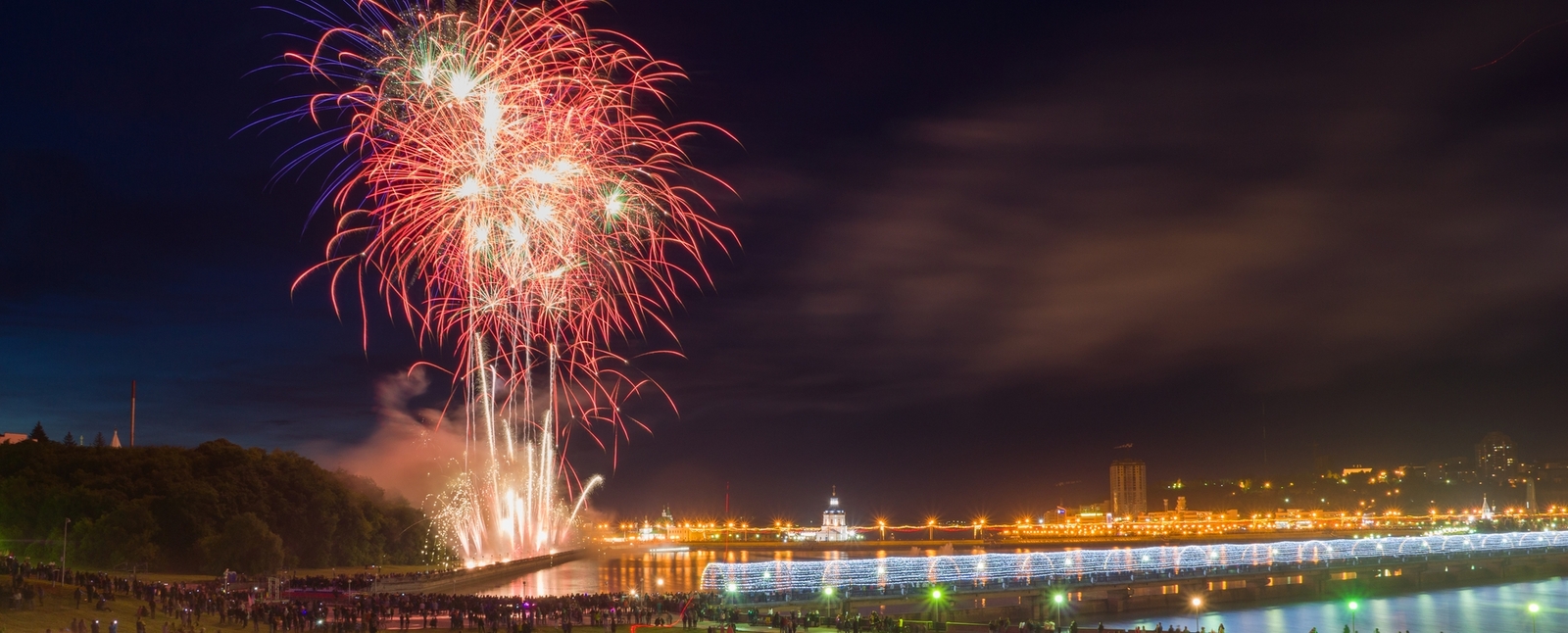 Republic Day - My, Firework, Fireworks, Cheboksary, Republic Day, The Imperial March, Chuvashia, Bouquet of Chuvashia, Longpost