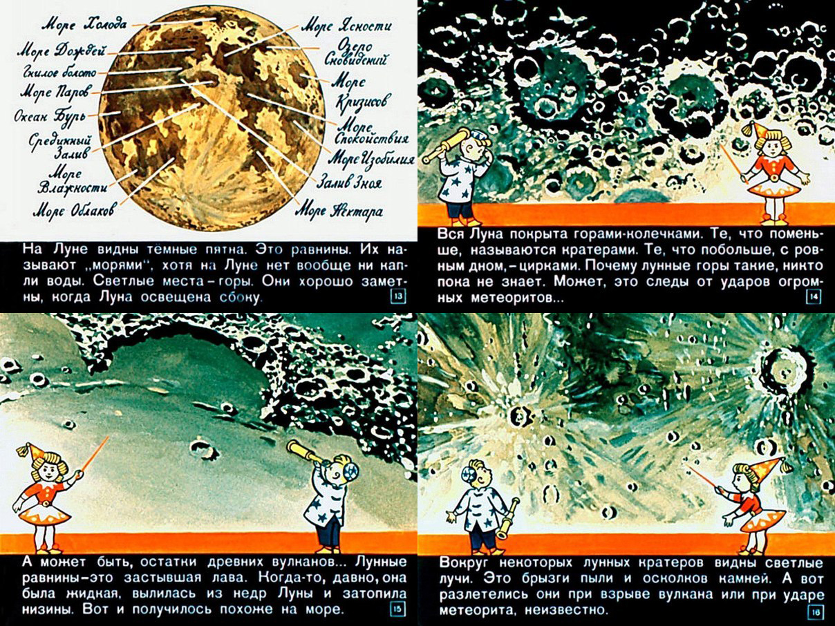 Советский диафильм Станция Луна - Космос, Луна, СССР, Диафильм, Длиннопост, Фантастика, Диафильмы