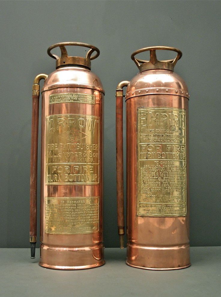 Fire extinguishers of the era of beautiful things - beauty, Retro, Story, History of things, Longpost