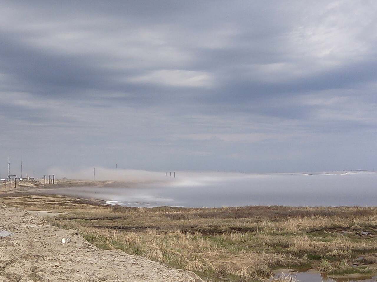 Весна на Севере - Моё, Север, Ледник, Обская губа, Природа, Красота природы, Небо, Солнце, Длиннопост