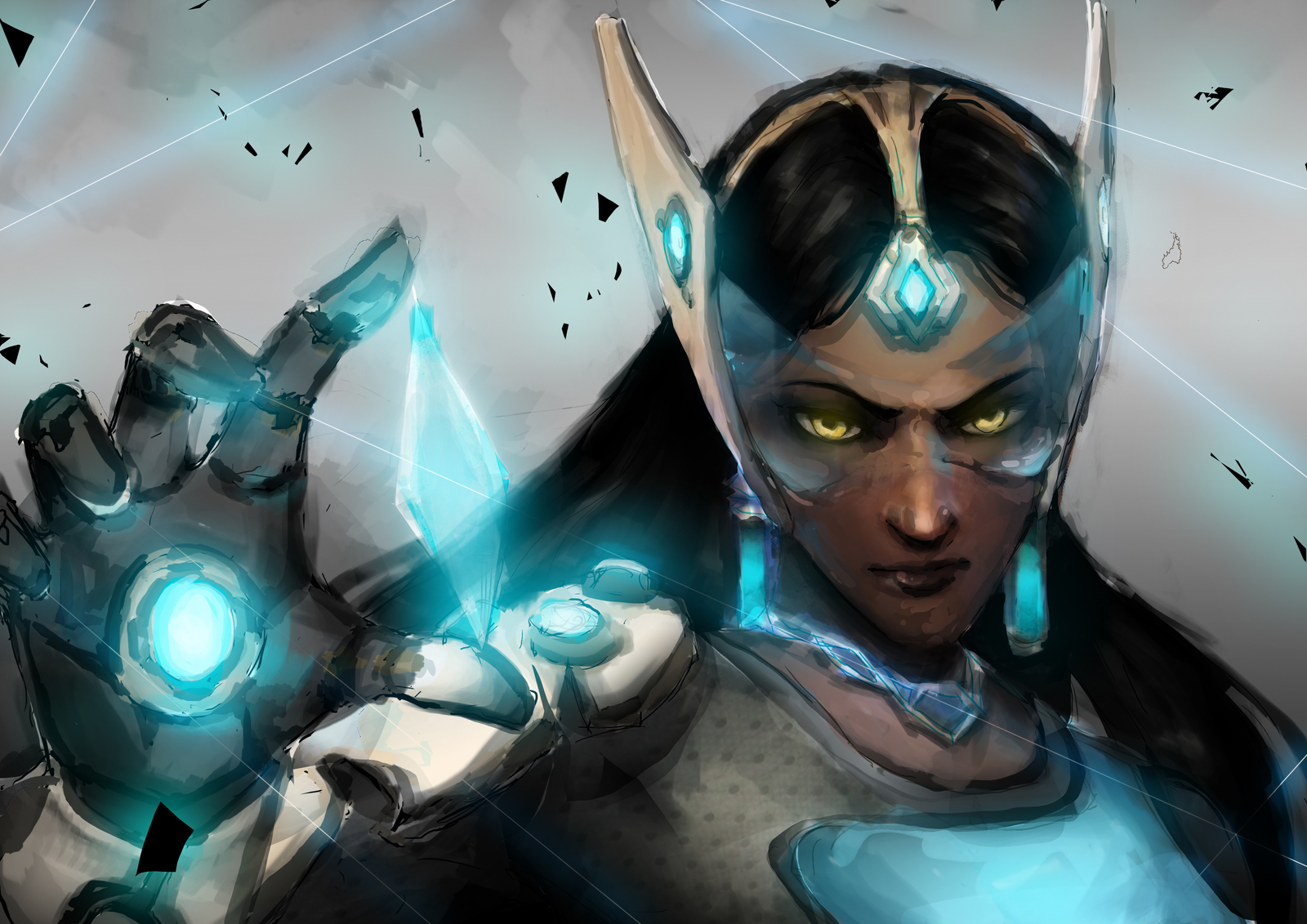 Symmetra Overwatch - Overwatch, Symmetra, Art