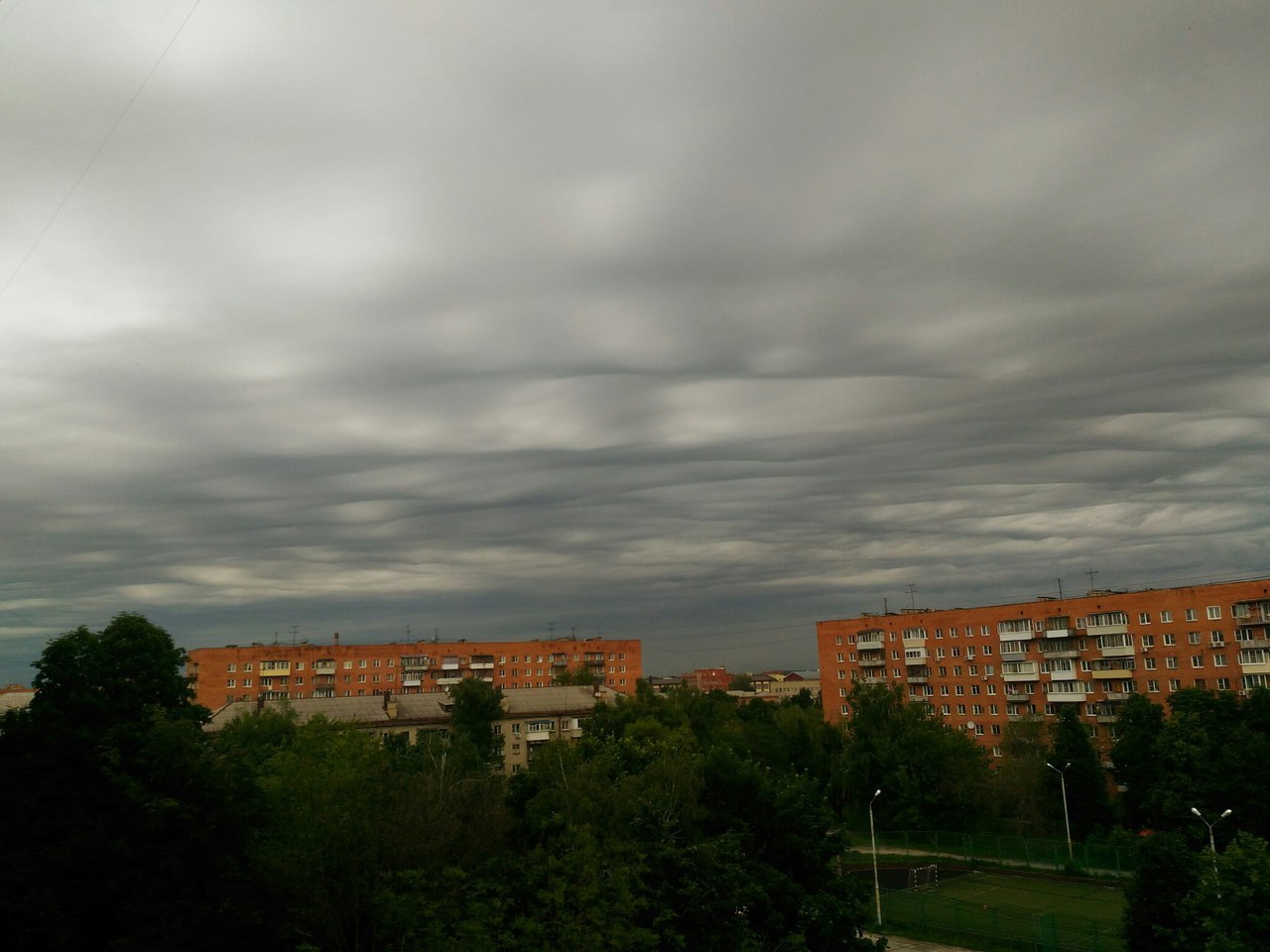 Unusual clouds - My, Sky, Clouds, Longpost