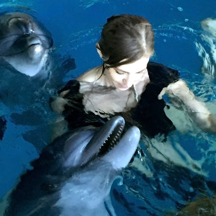 Natalia Poklonskaya published a photo with gallant Crimean dolphins - Society, Russia, Crimea, Dolphin, Natalia Poklonskaya, Gallantry, Tourism, Tvzvezdaru, Longpost