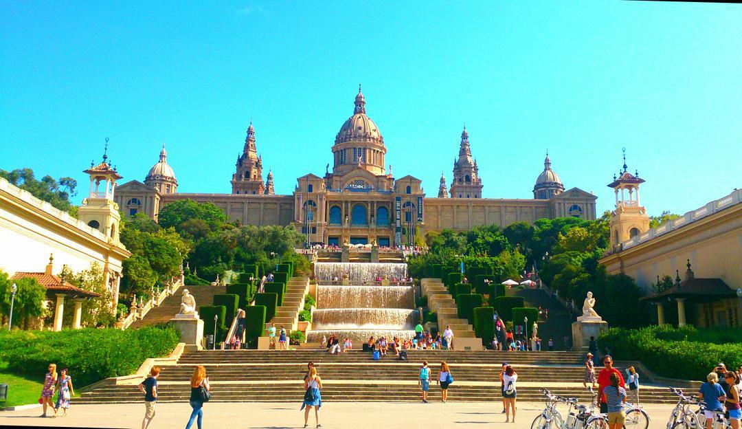 Montjuic and the National Art Museum of Catalonia - My, Barcelona, Catalonia, Barcelona, , Travels, Travel to Europe, Video, Longpost, Barcelona city