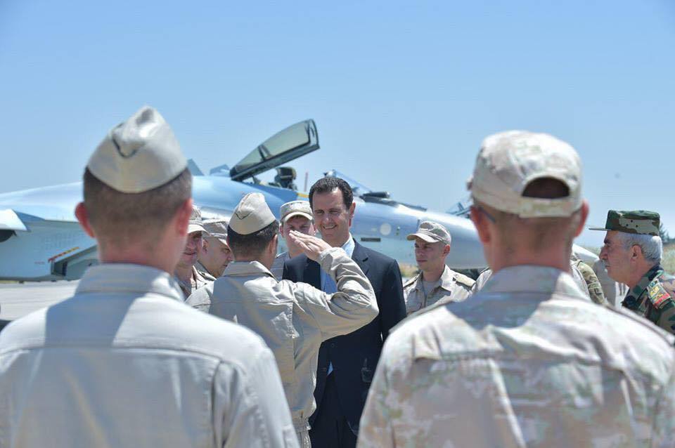 Bashar al-Assad at the Russian Khmeimim airbase - Syria, Russia, Politics, Khmeimim, Bashar al-Assad, Military, Technics, Longpost