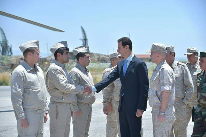 Bashar al-Assad at the Russian Khmeimim airbase - Syria, Russia, Politics, Khmeimim, Bashar al-Assad, Military, Technics, Longpost