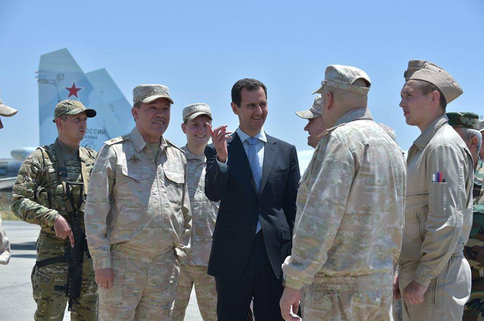 Bashar al-Assad at the Russian Khmeimim airbase - Syria, Russia, Politics, Khmeimim, Bashar al-Assad, Military, Technics, Longpost