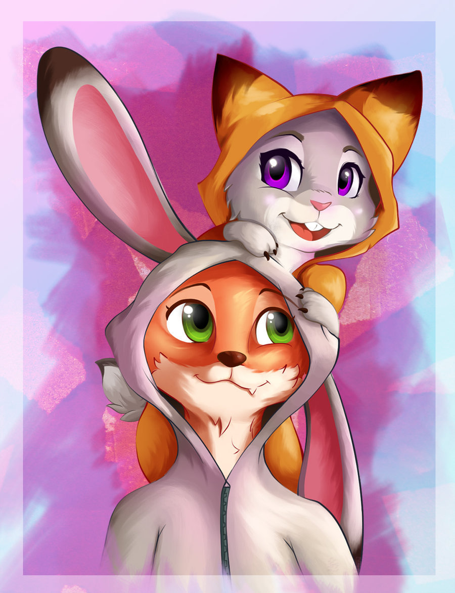 Fox and Rabbit - Zootopia, Zootopia, Nick and Judy, Kigurumi, , 