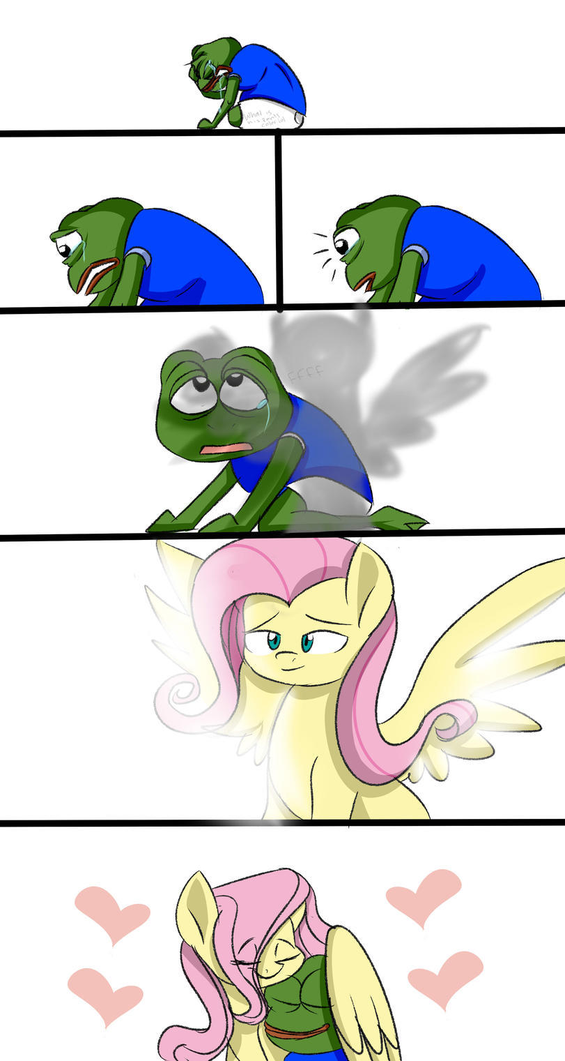 No matter how sad and sad you are, remember ... - My little pony, Fluttershy, Pepe