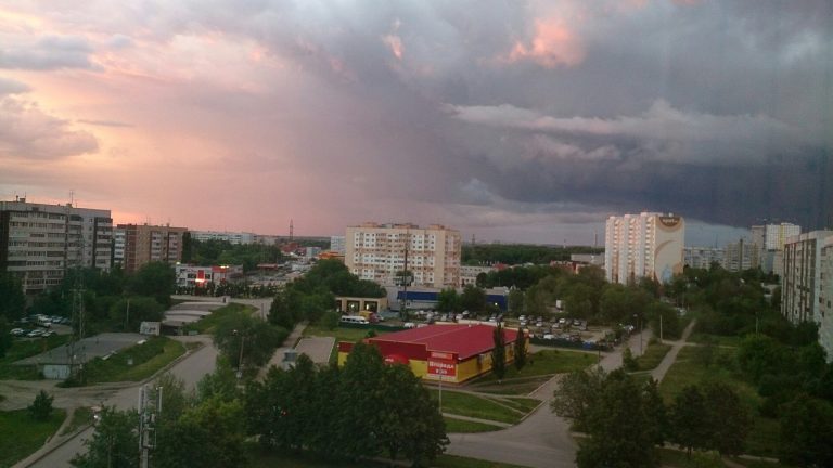 Небо над Ульяновском - Ульяновск, Волга, Река Волга, Свияга, Небо, Фотография, Россия, Поволжье, Длиннопост, Река