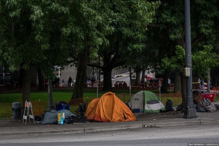 Seattle - homeless capital of the USA - America, USA, Seattle, Homeless, Bum, How people live, , The street, Longpost, Homeless people