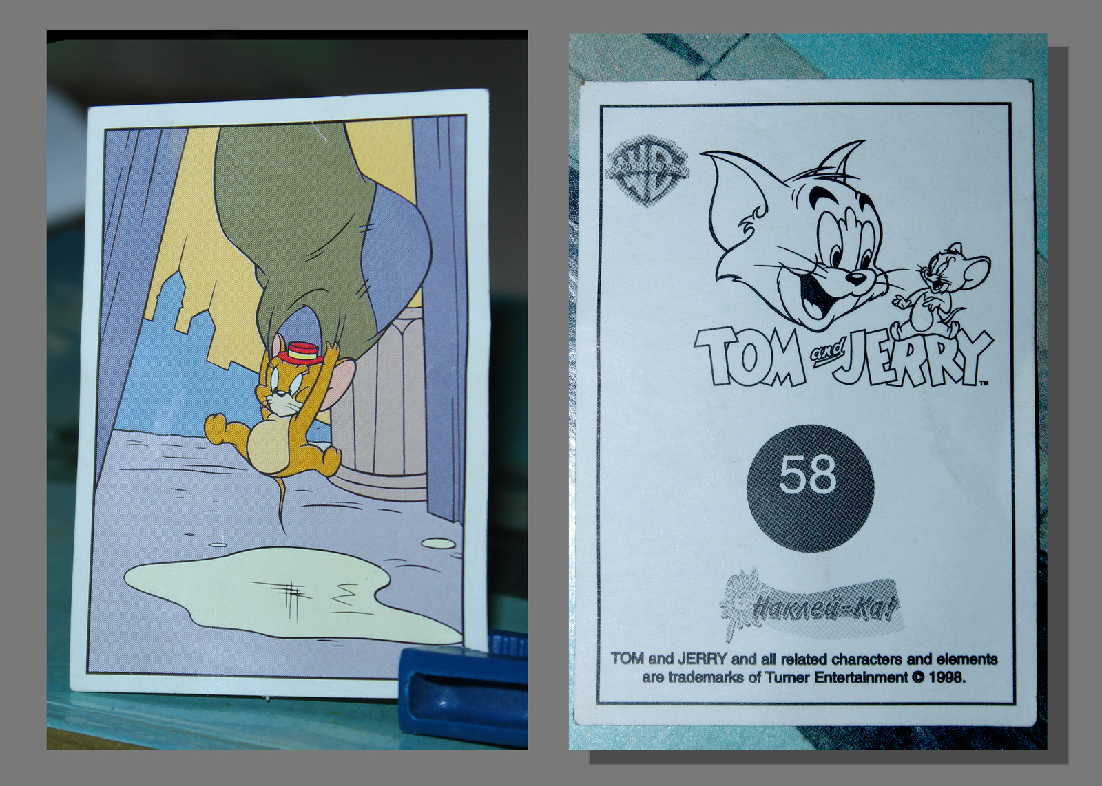 What you can't find in old books... - My, Sticker, Tom and Jerry, 1998, , 