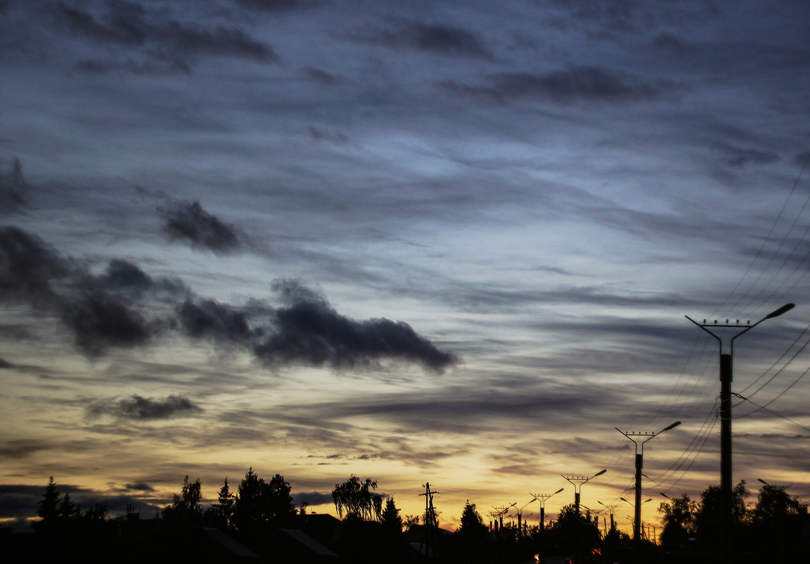 Sunset - My, Sony, The photo, Sony nex5, Sunset, Clouds