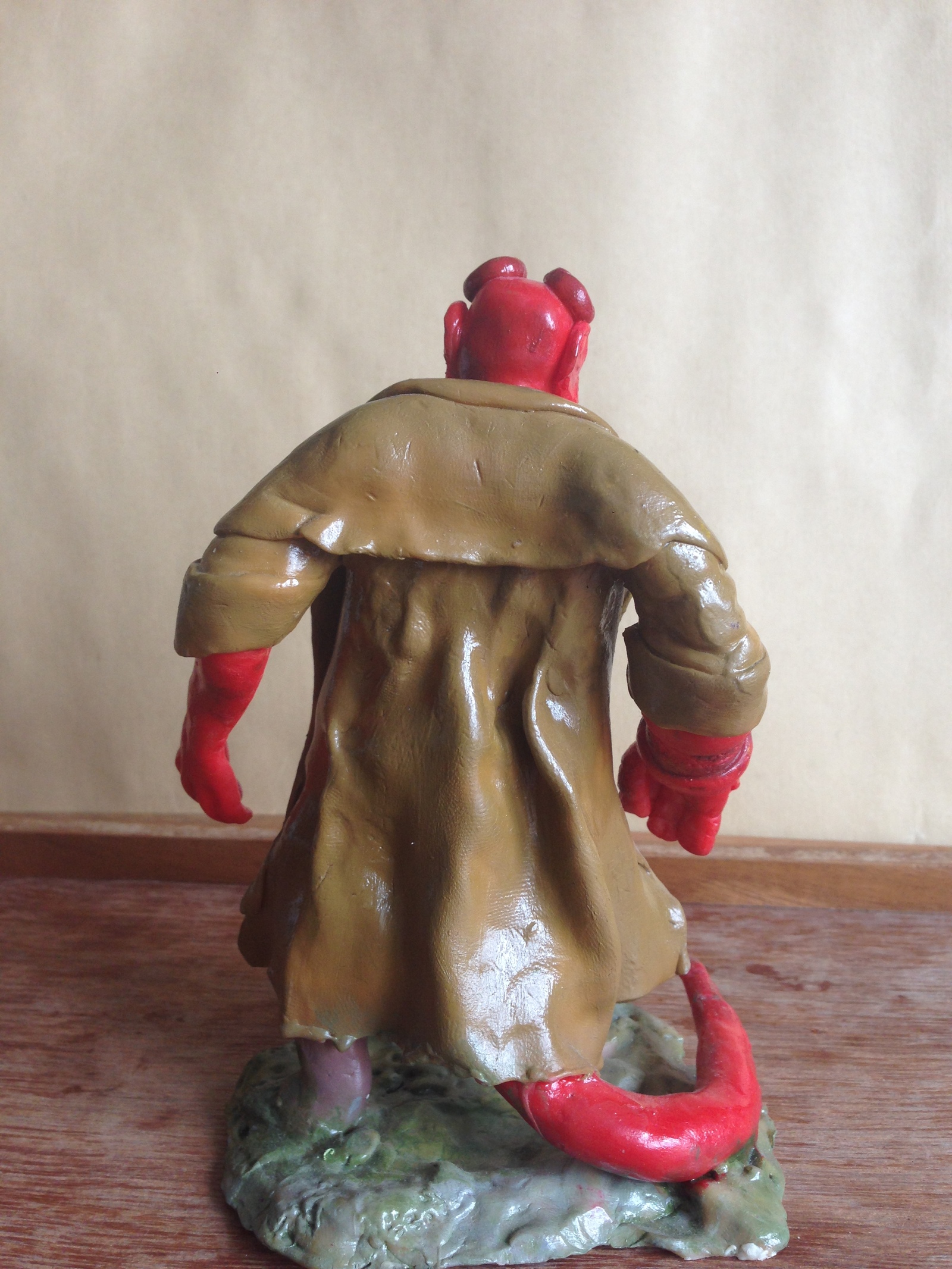 Rango and Hellboy from polymer clay - My, Hellboy, , Polymer clay, Polymer clay, Sculpting, Sculpture, Longpost