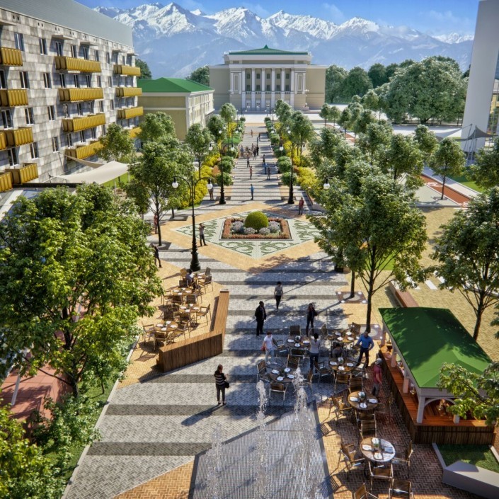 Ancient paving stones of the 30s found in the center of Almaty - Almaty, Kazakhstan, Reconstruction, Road, History, Project, Video, Longpost