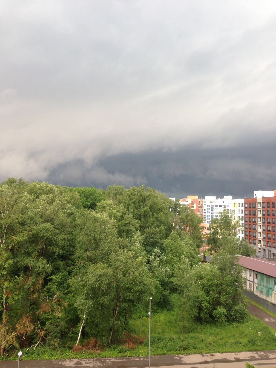 Moscow today - My, The photo, Moscow, Thunderstorm, Apocalypse, Longpost