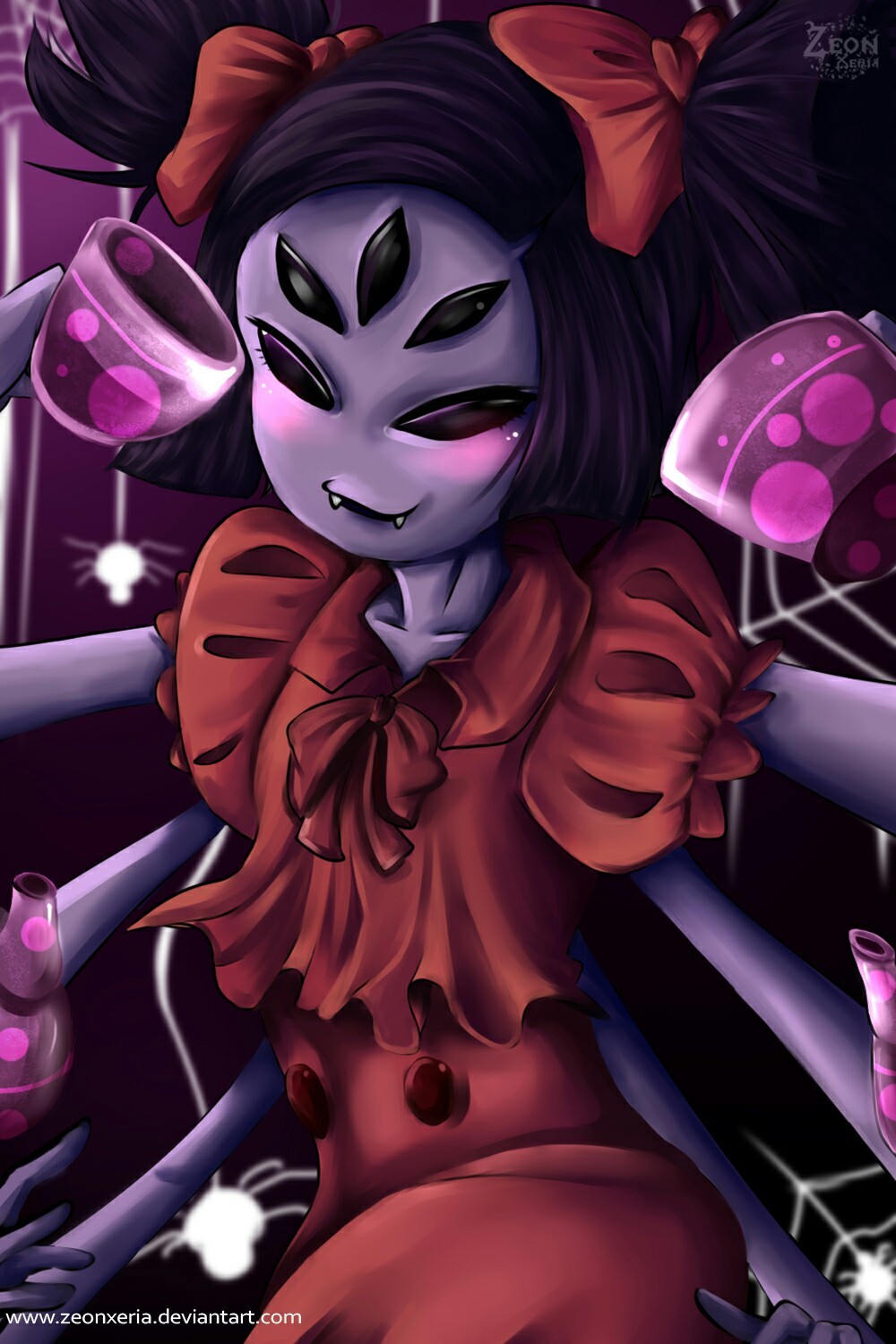 Muffet - Undertale, Muffet, Art