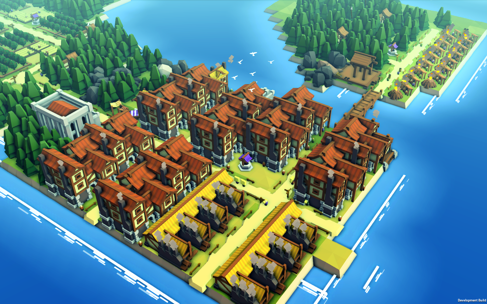 Anniversary of 1000 residents at Dragon's Beach - My, Kingdom, Polygonal graphics, Computer games, Progress, Longpost, Low poly