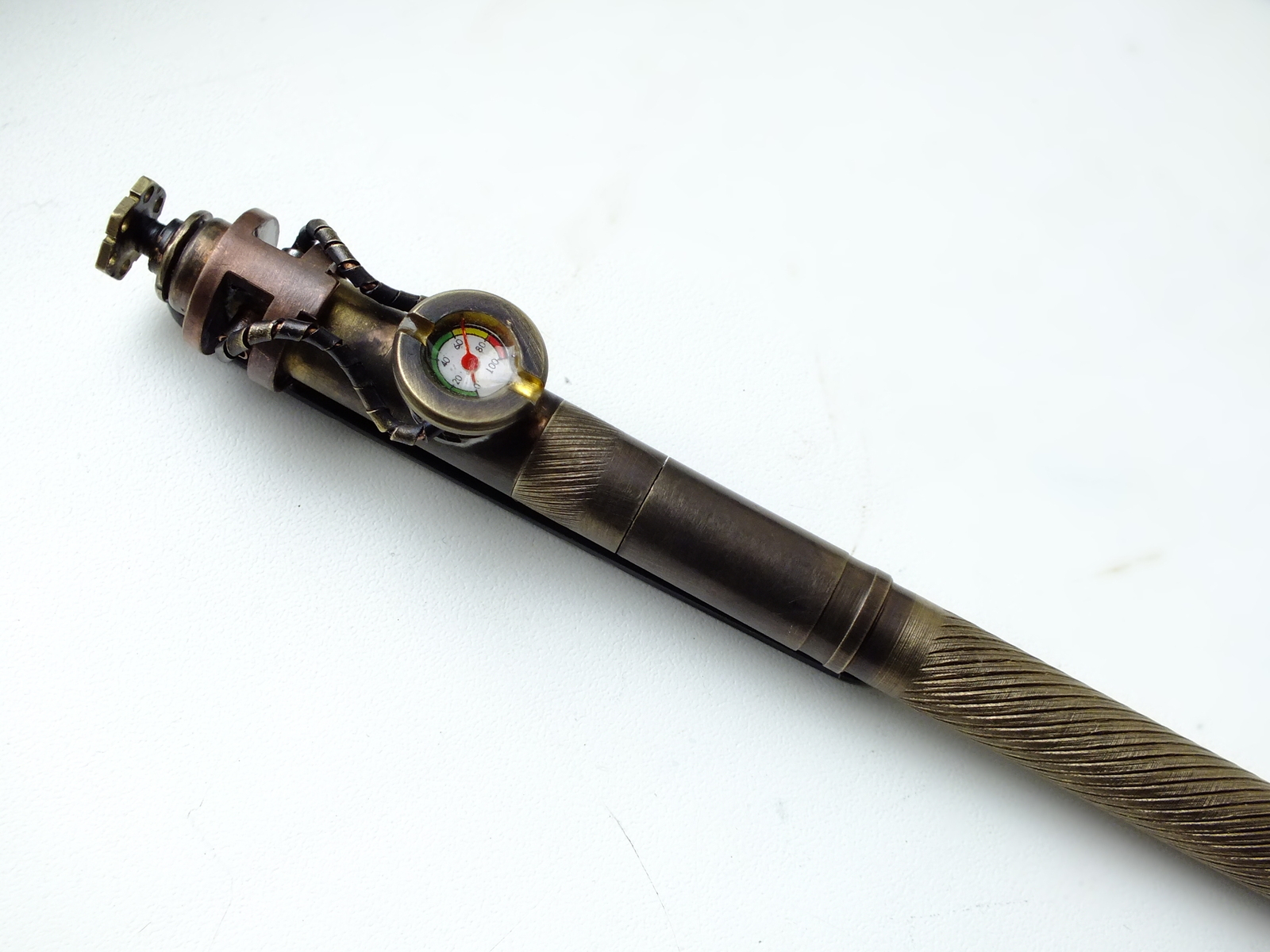 Ballpoint pen - My, Ball pen, Steampunk, Pen, Longpost