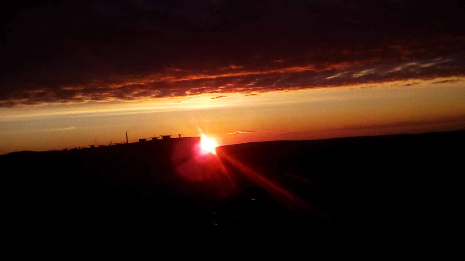 A selection of sunsets taken from the window of the apartment - My, Sunset, The sun, Longpost