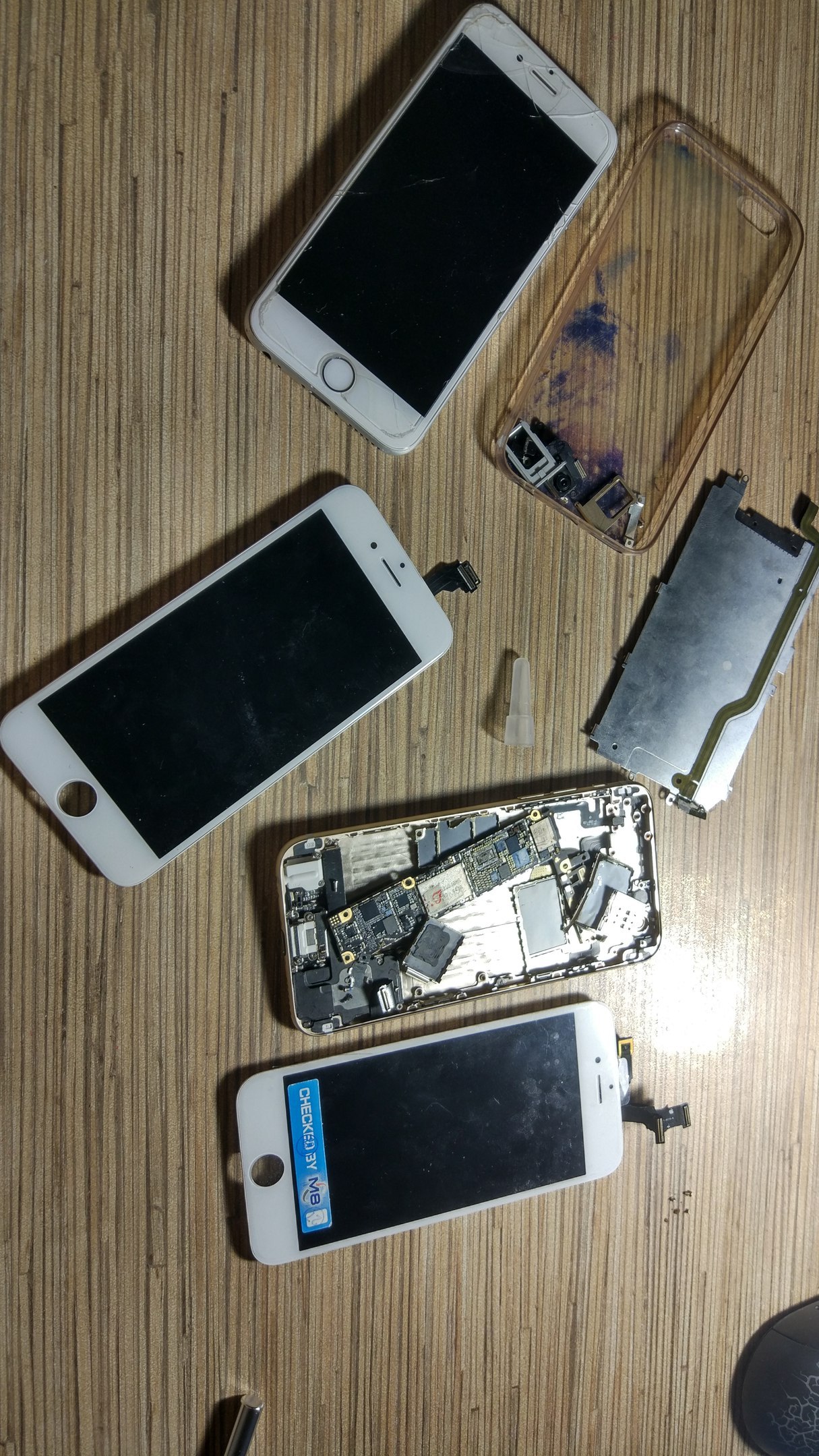 How I Repaired an Iphone 6 - My, Ремонт телефона, iPhone, iPhone 6, Hair dryer, Soldering, Rukozhop, Longpost