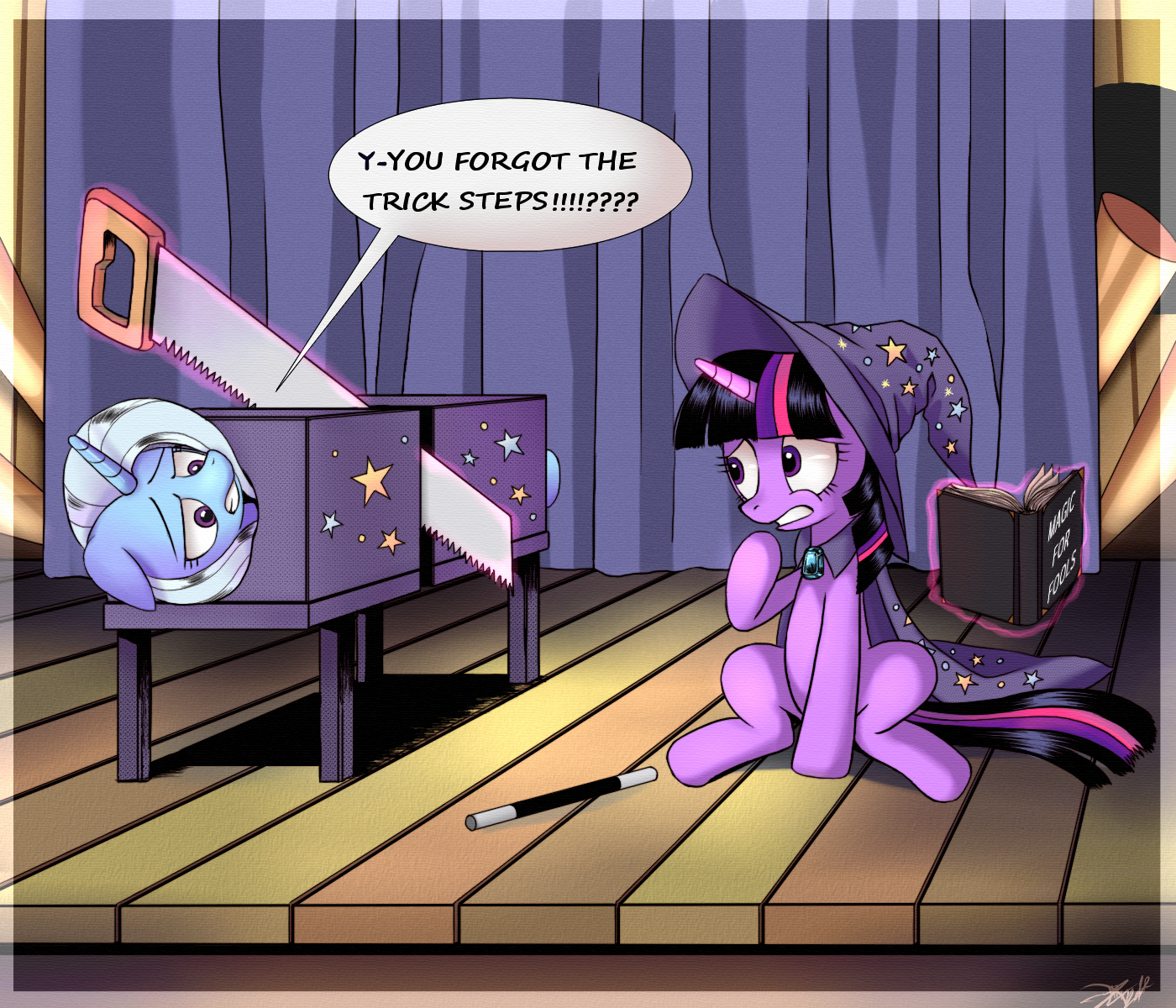 The silly adventures of Trixie and Twilight | Пикабу