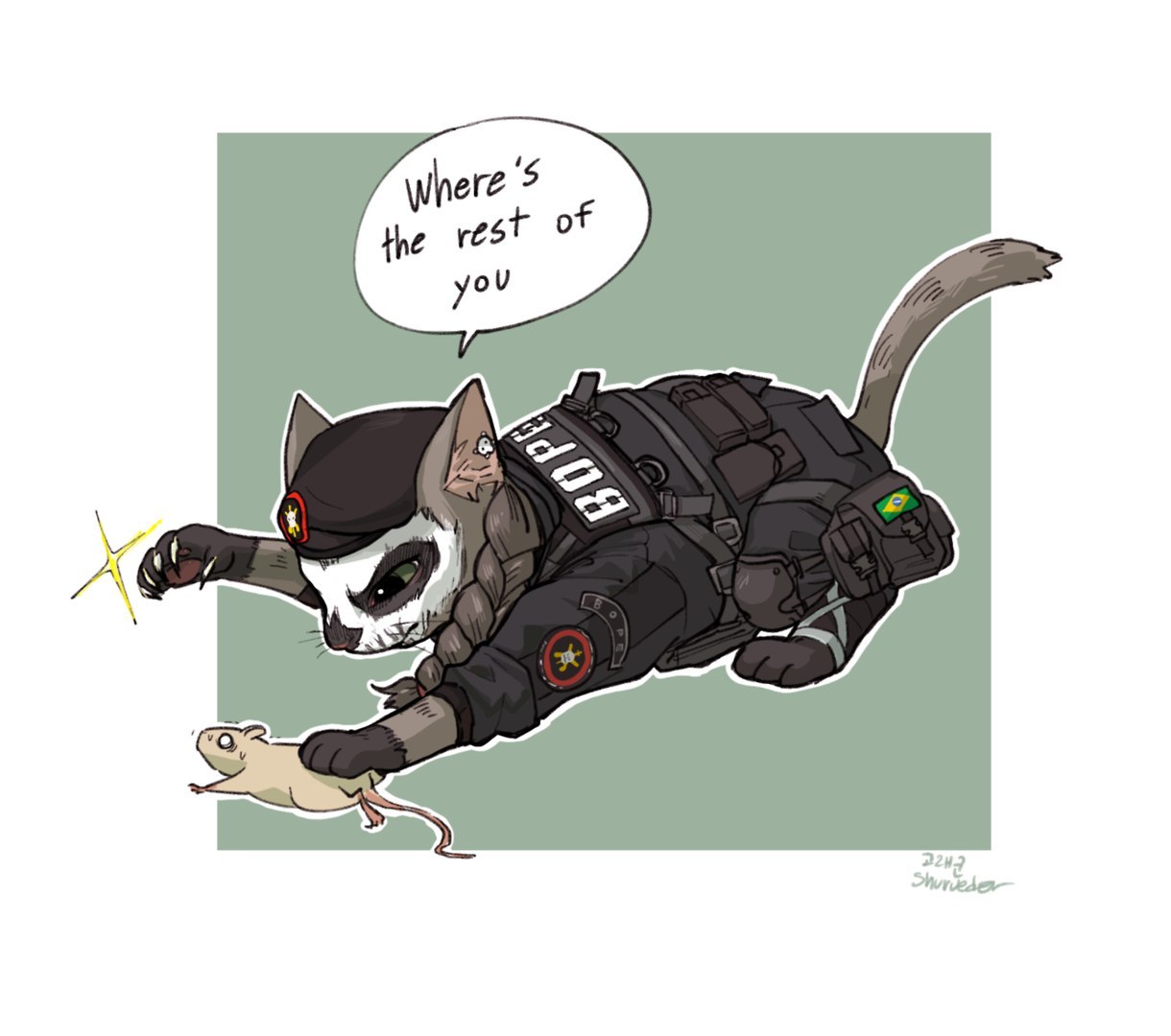 Cats from Tom Clancy's Rainbow Six Siege:3 - Tom clancy's rainbow six siege, cat, Longpost