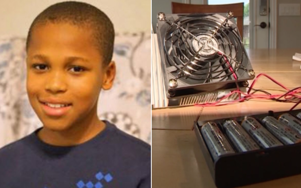 11-year-old Texan invents a device that prevents children from dying in overheated cars - Texas, Inventions, Inventors, Help, , Video, Longpost