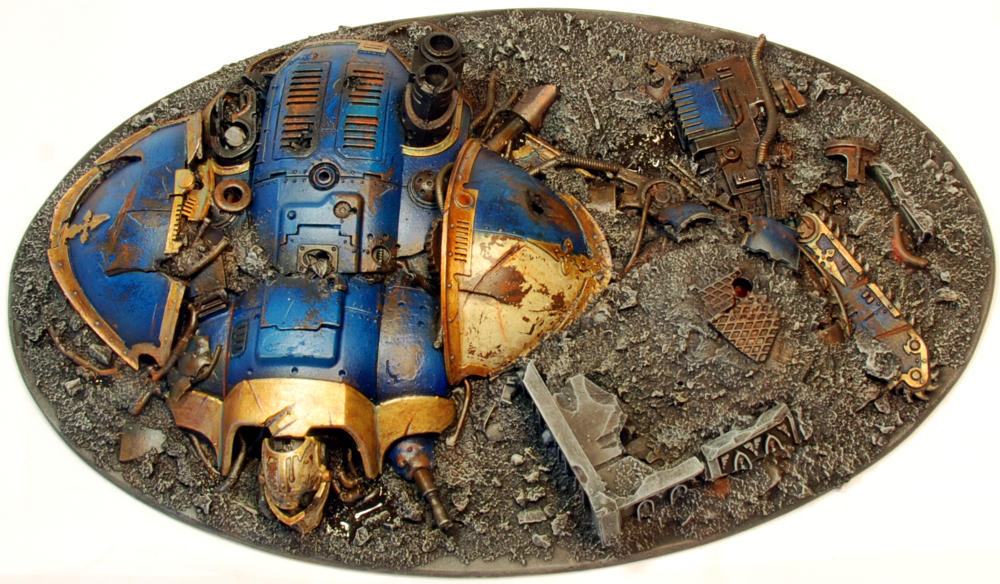 Самый Большой Рыцарь - Моё, Warhammer 40k, Wh miniatures, Imperial Knight, Mechanicum, Миниатюра, Покраска миниатюр, Длиннопост