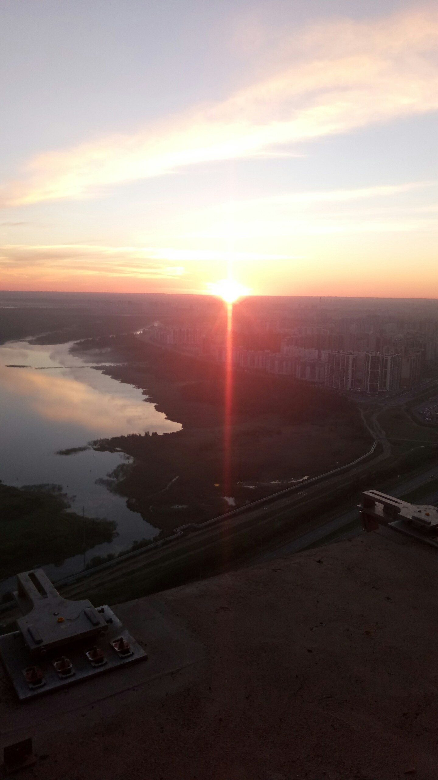 Lakhta center, inside view. - My, Lakhta Center, Work, The photo, Longpost