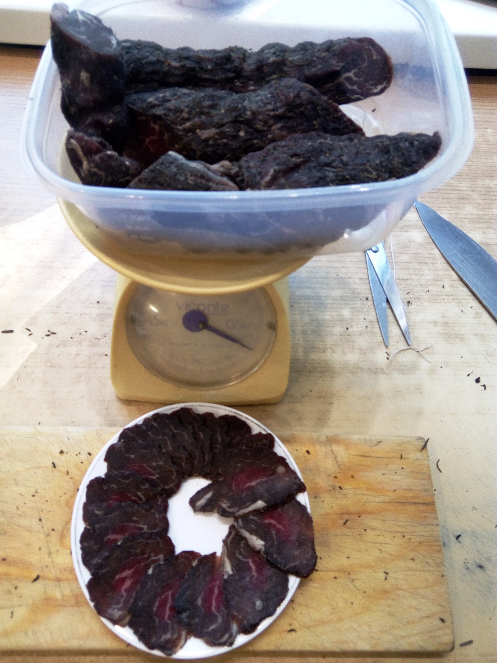 Bresaola is ready! - My, Bresaola, Yummy, Longpost