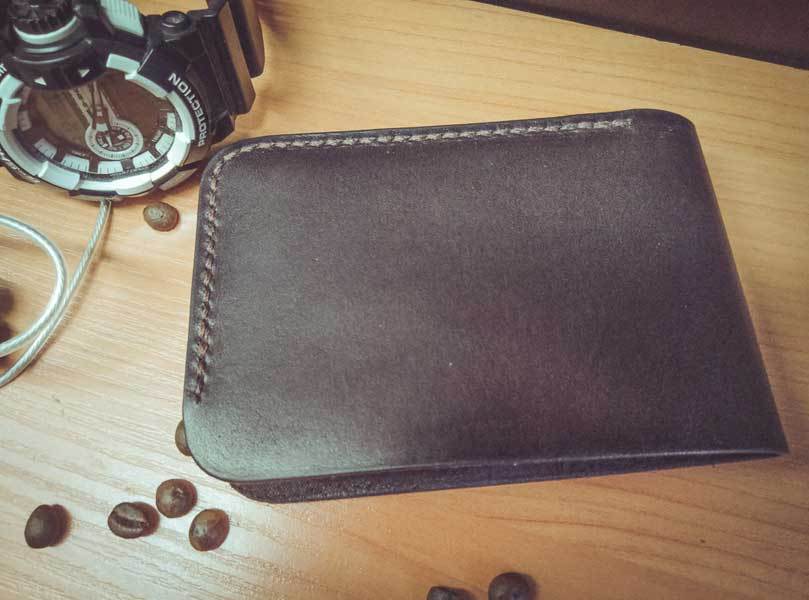 DIY leather wallet or handmade leather - My, Handmade, Leather, Leather, Wallet, Hobby, Longpost