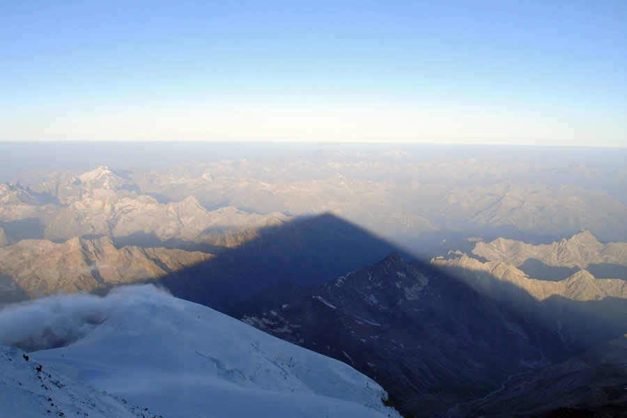 The shadow from K2 stretches for miles - The mountains, , Shadow, China