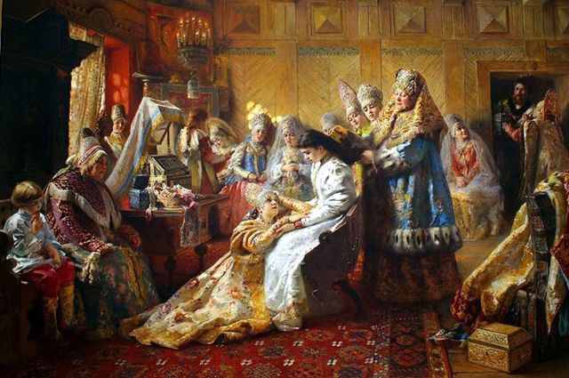 Первая брачная ночь знатных и родовитых людей допетровской эпохи россия