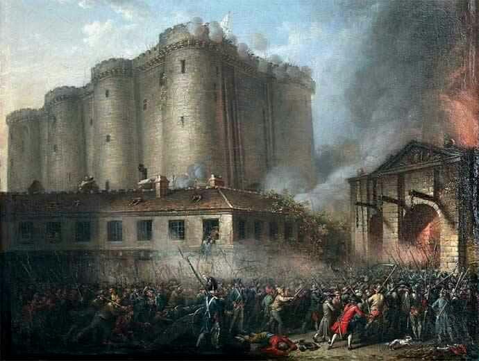 228 years since the storming of the Bastille. - Bastille Day, Today, France