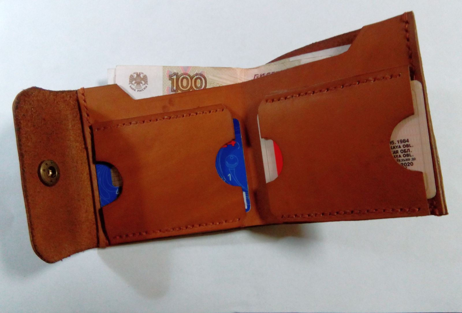 how i made the wallet - My, Leather craft, Leather, Wallet, Longpost