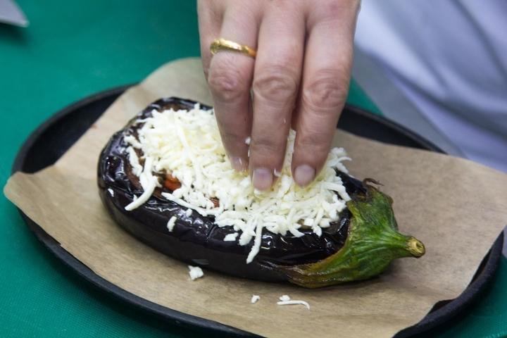 Eggplant with chicken liver - Food, Recipe, Eggplant, Liver, Longpost