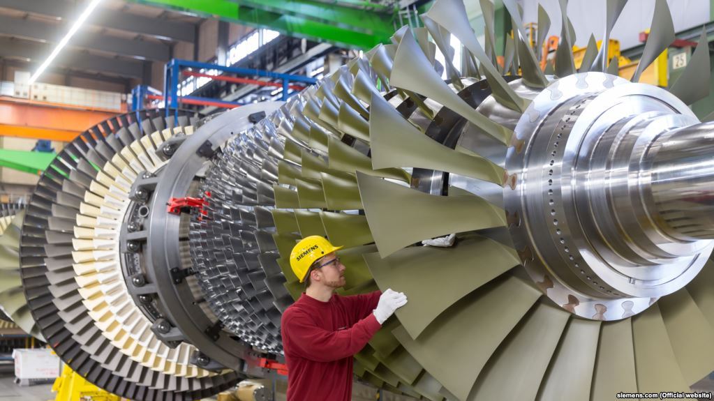 What can Russia not make turbines for the boiler house itself? - Siemens, Turbine, Politics