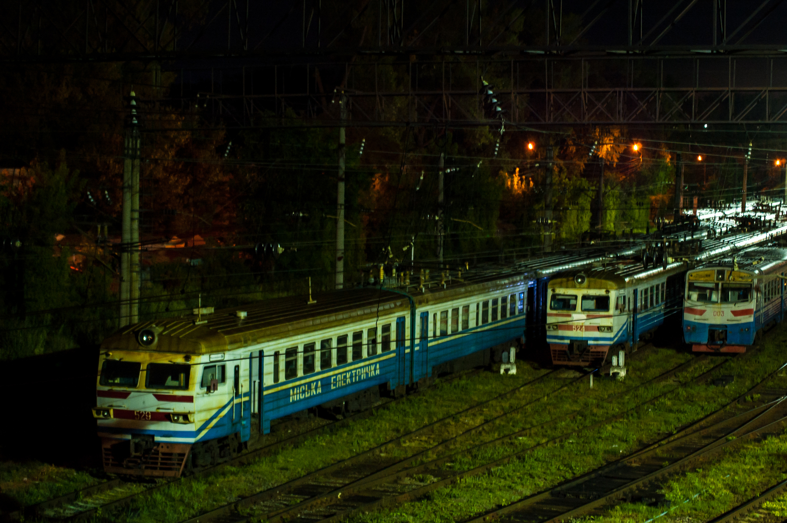 Where trains sleep - My, A train, Train, Night