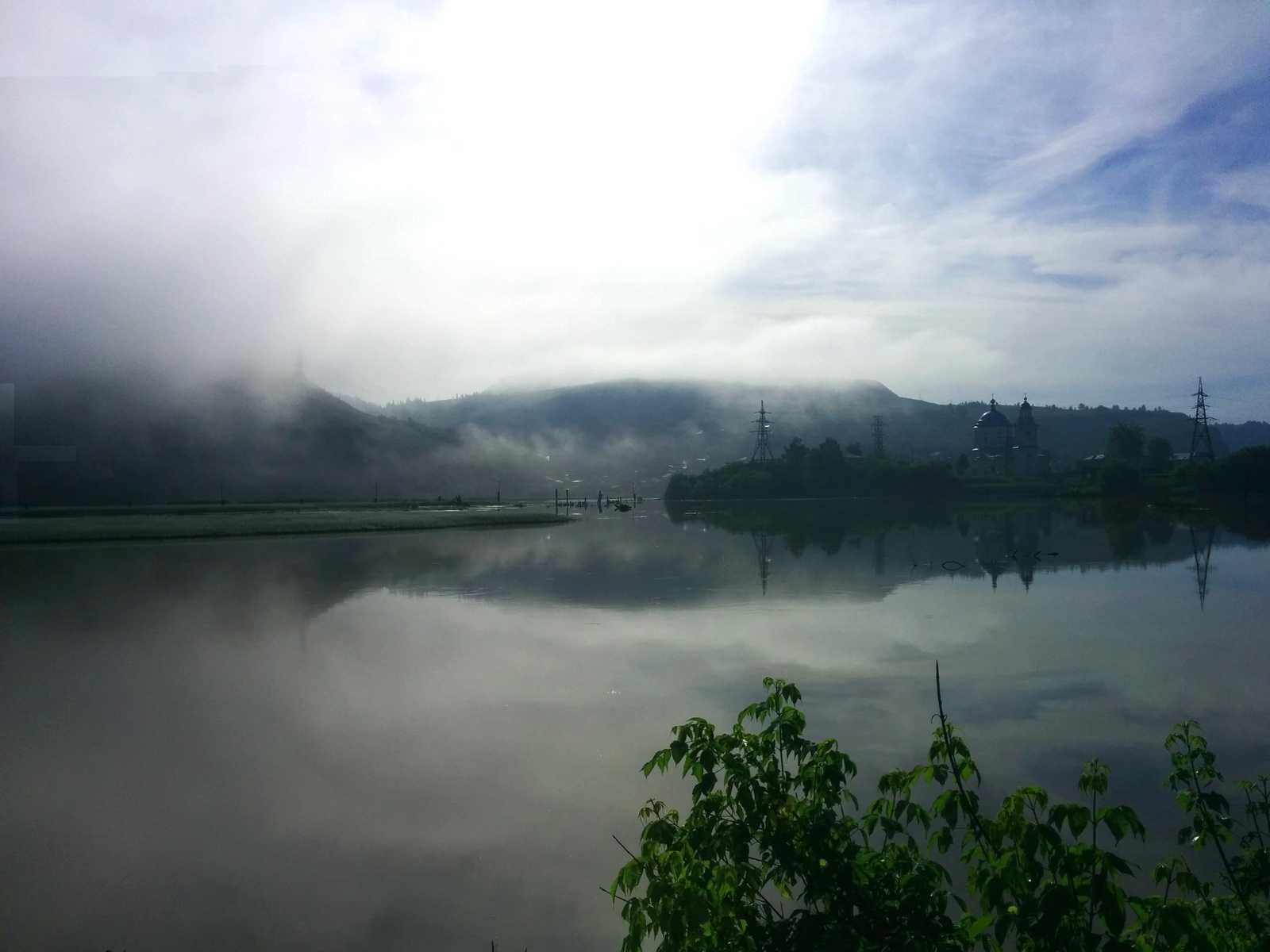 Morning Minyar - My, Minyar, Church, Morning, Fog, Nature