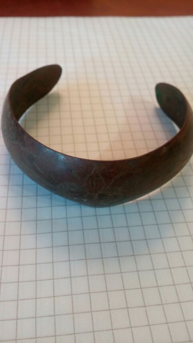 Mysterious bracelet. what year is he - My, Old man, Search with MD, Metal detector, Relaxation, Leisure