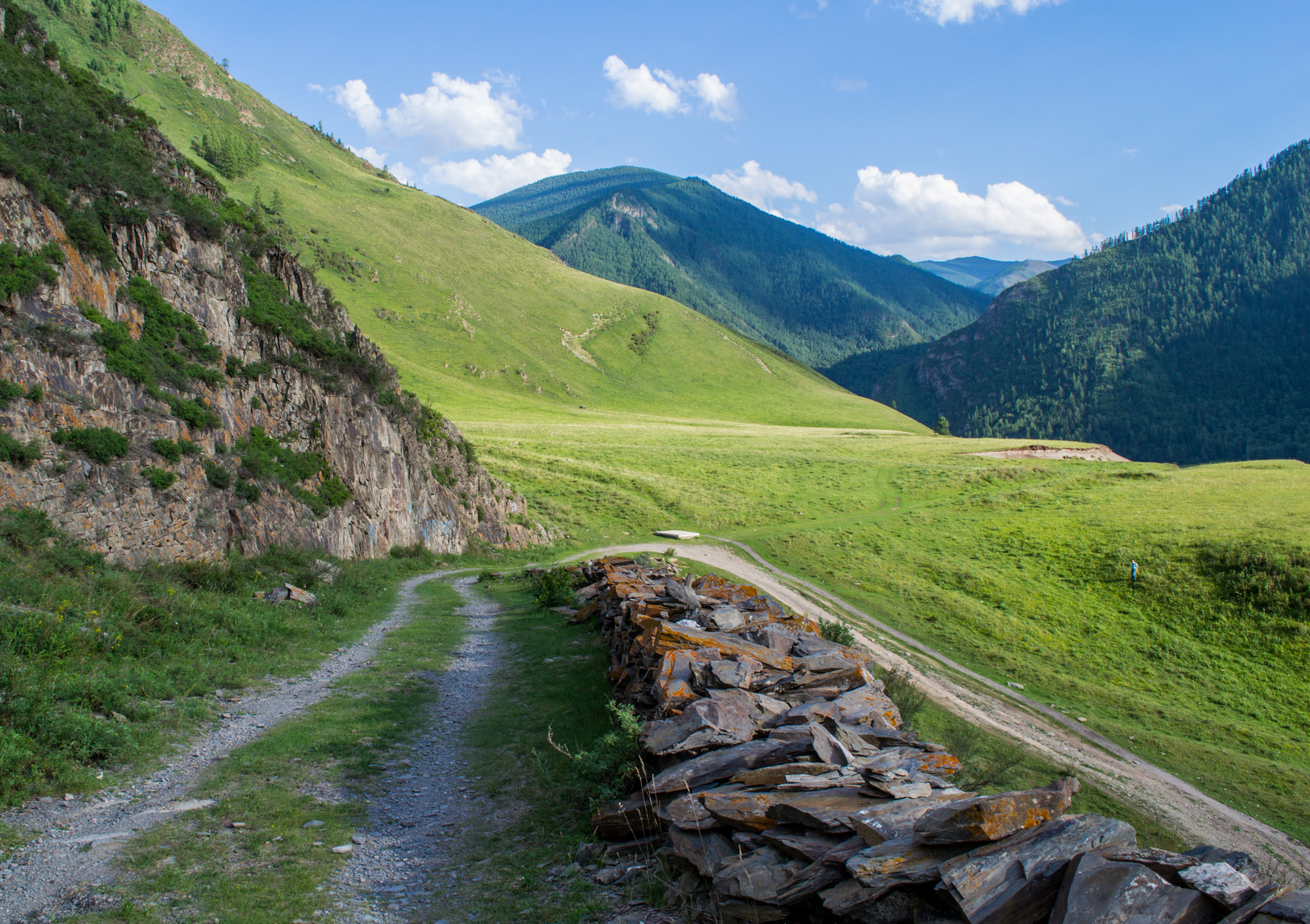 Mountain Altai. There is a road along the Chuya tract. - My, Mountain Altai, Chuisky tract, Mountain tourism, Chike Taman Pass, Seminsky Pass, The mountains, Altai Mountains, Longpost, Altai Republic