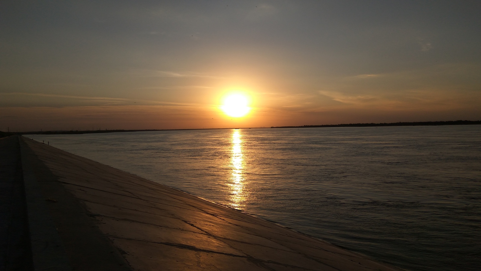 Evening on the Volga - My, Sunset, Evening, Volga, River, Volga river