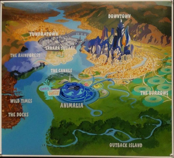 Beast Island - My, Walt disney company, Zootopia, Zootopia, Multiverse, Longpost