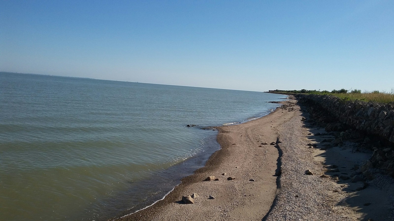 Sea of ??Azov. - My, Sea, Azov sea, Coast, Nature