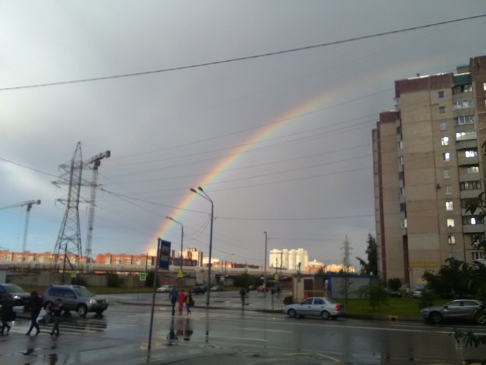 In St. Petersburg, finally, something other than rain - , Rainbow