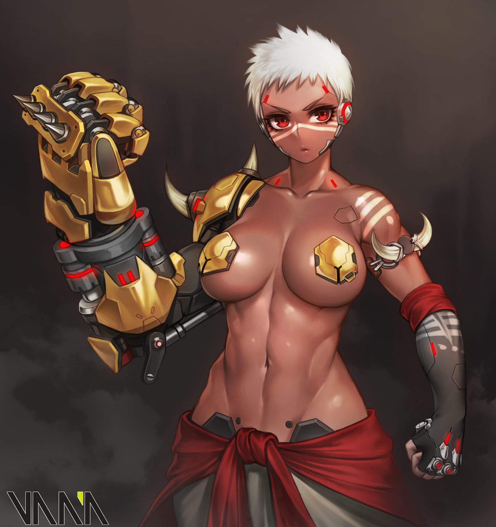 Правило 63 Doomfist - NSFW, Overwatch, Правило 63, Doomfist, Vana