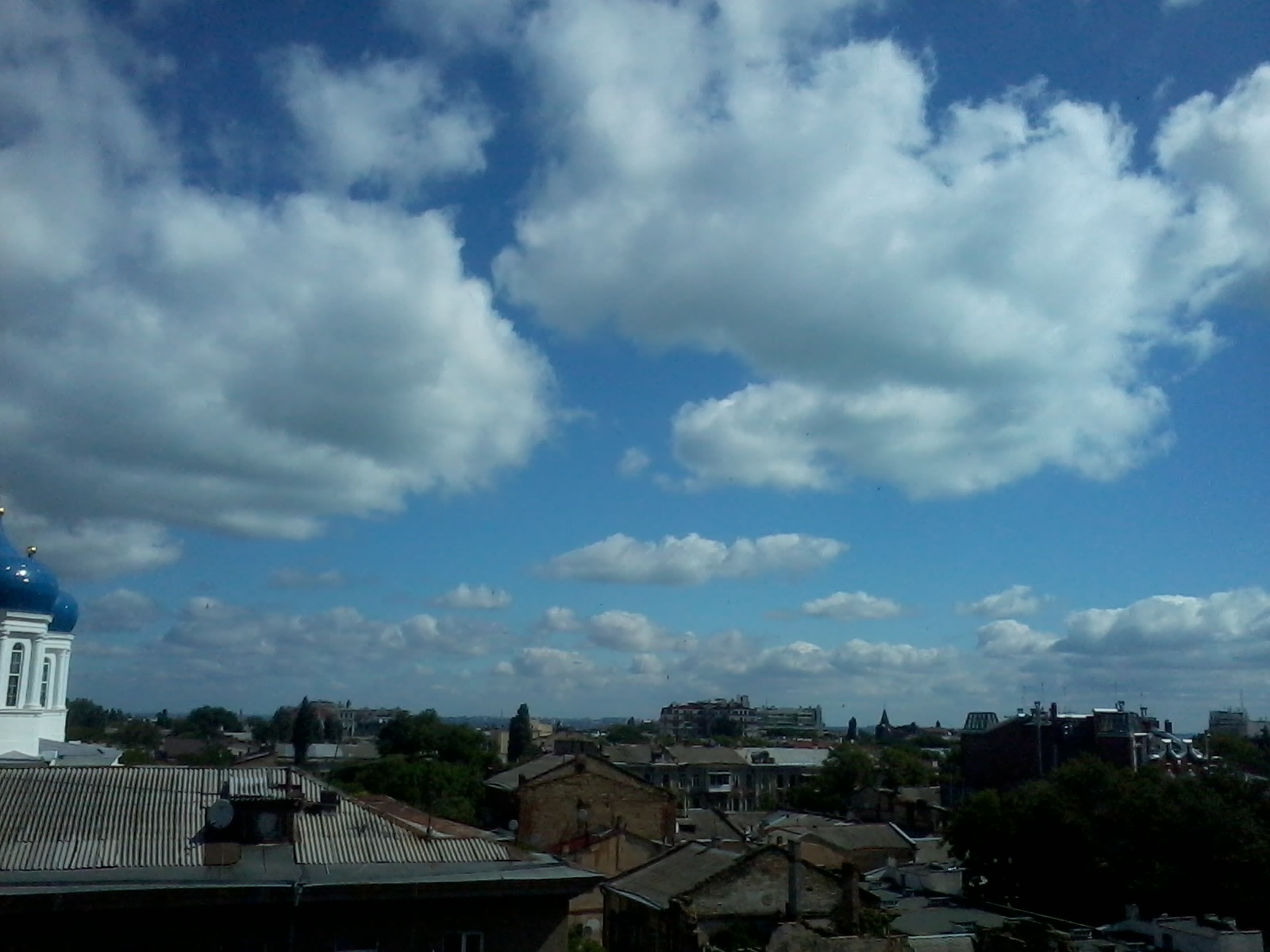 For those who have rain - here's a little Odessa sky) - My, Sky, Summer, Odessa, Rain, beauty, Heat, Longpost